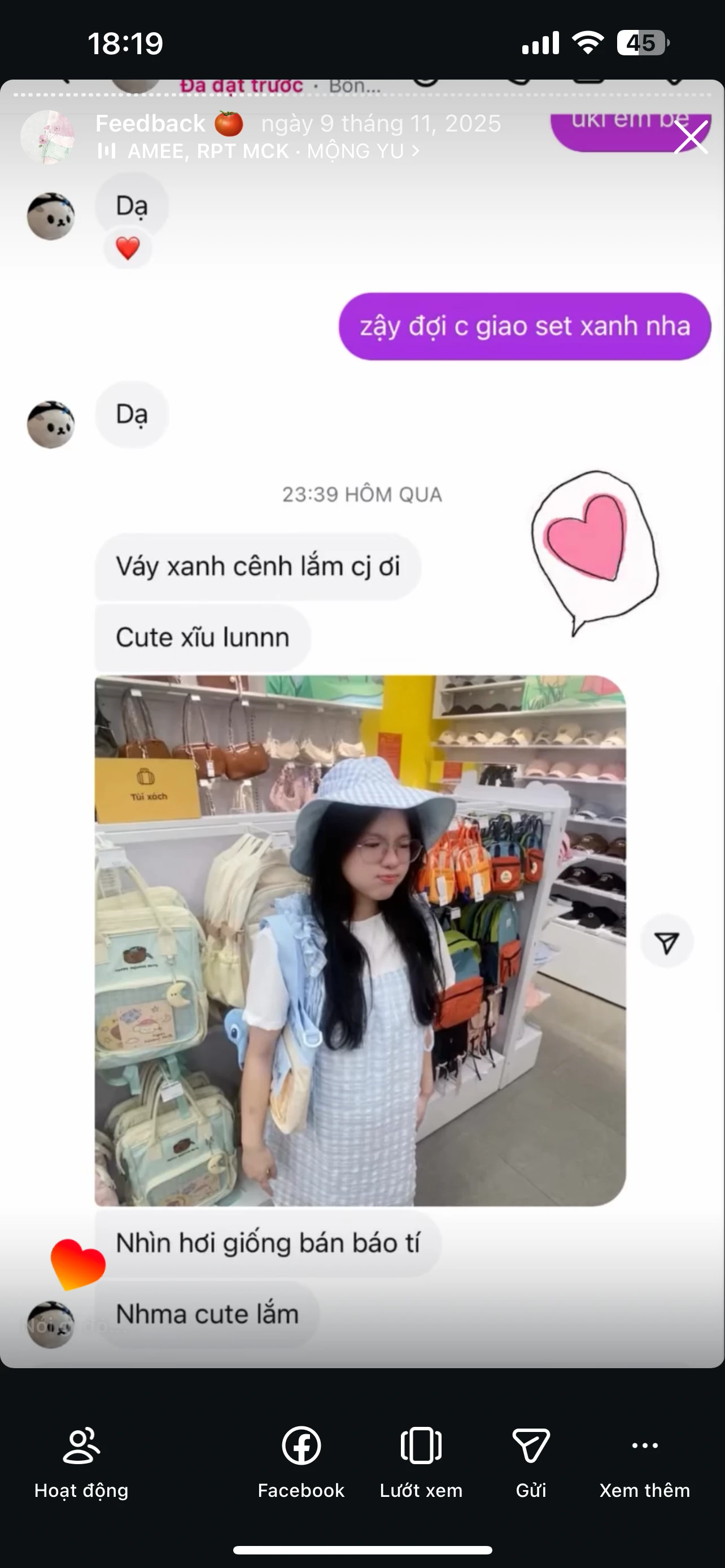 Feedback Cây Kim Nhỏ