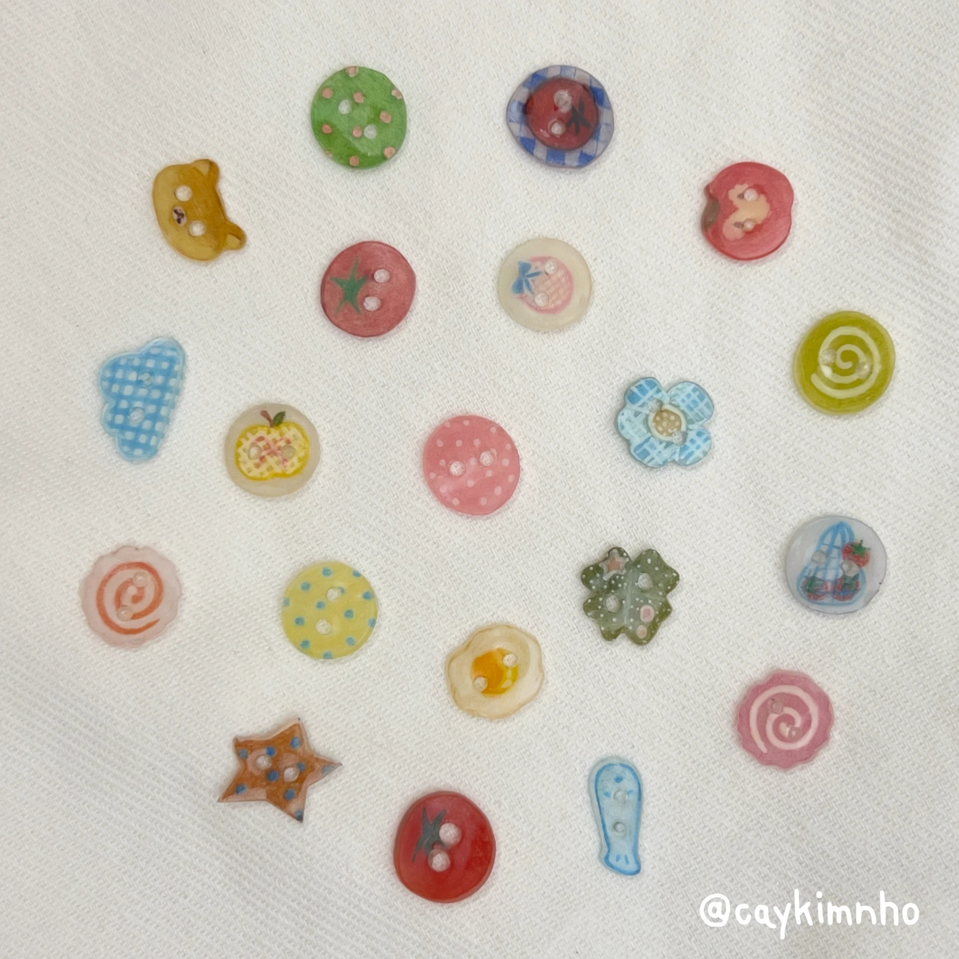 Nút áo cute size <= 12mm (set 10nút ~ 35k / lẻ 1nút ~ 4k)